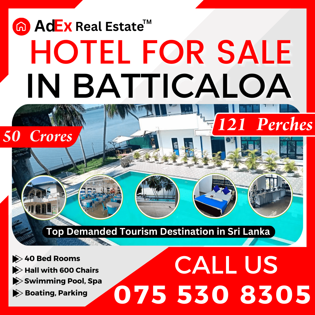 Hotel for Sale in Batticaloa