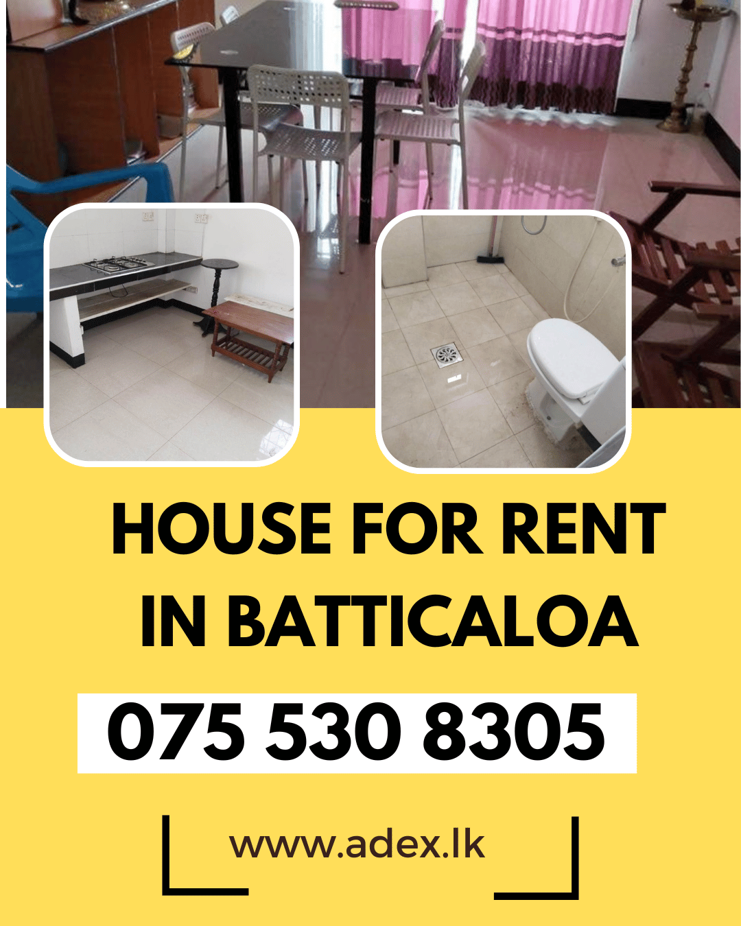 House for Rent in Batticaloa Town